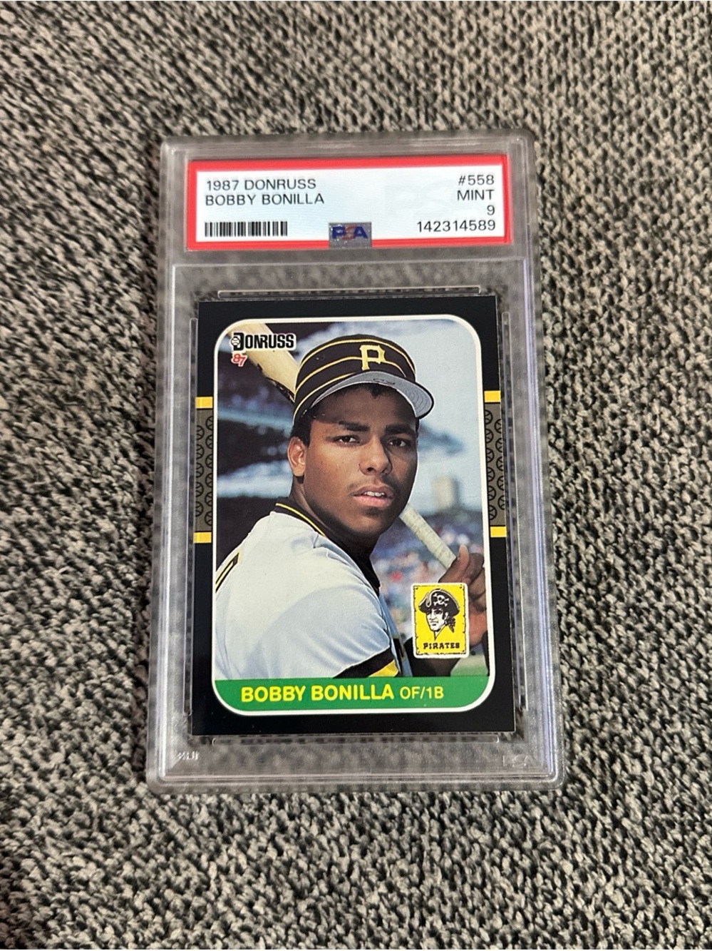 Pirates Bobby Bonilla RC PSA 9